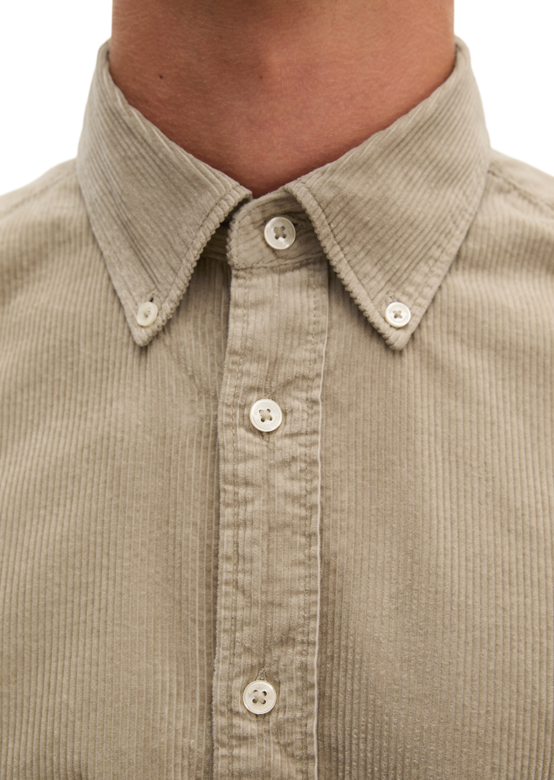 Marc O'Polo Regular fit Button Up Shirt in Beige