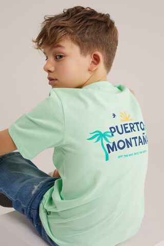 WE Fashion Тениска в зелено