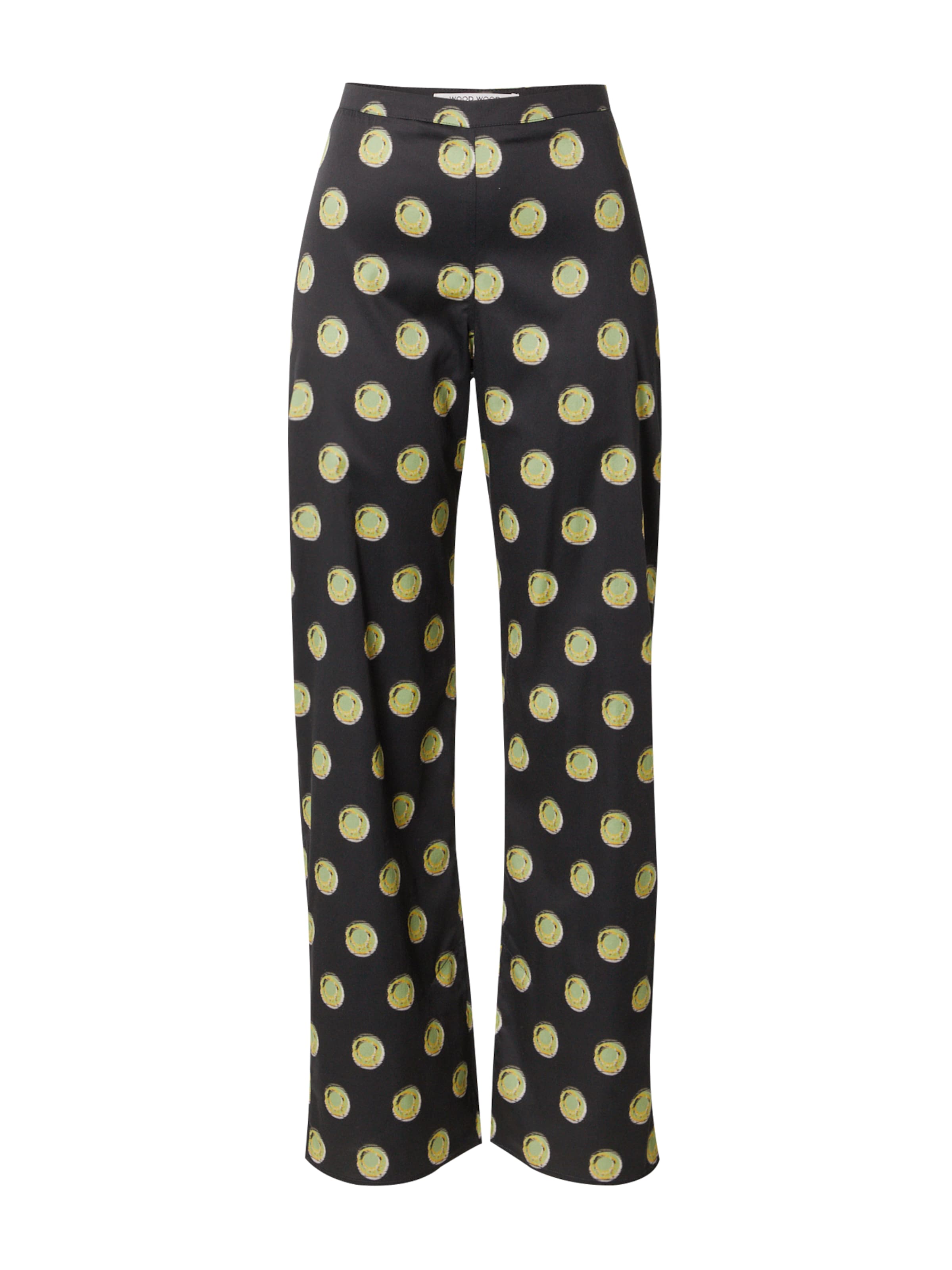 Loosefit Pantalon &#x27;Tova&#x27; WOOD WOOD en noir : devant