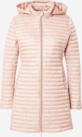 SAVE THE DUCK Between-Seasons Coat 'MEGS' in Pink: front