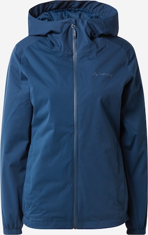 VAUDE Athletic Jacket in Blue: front