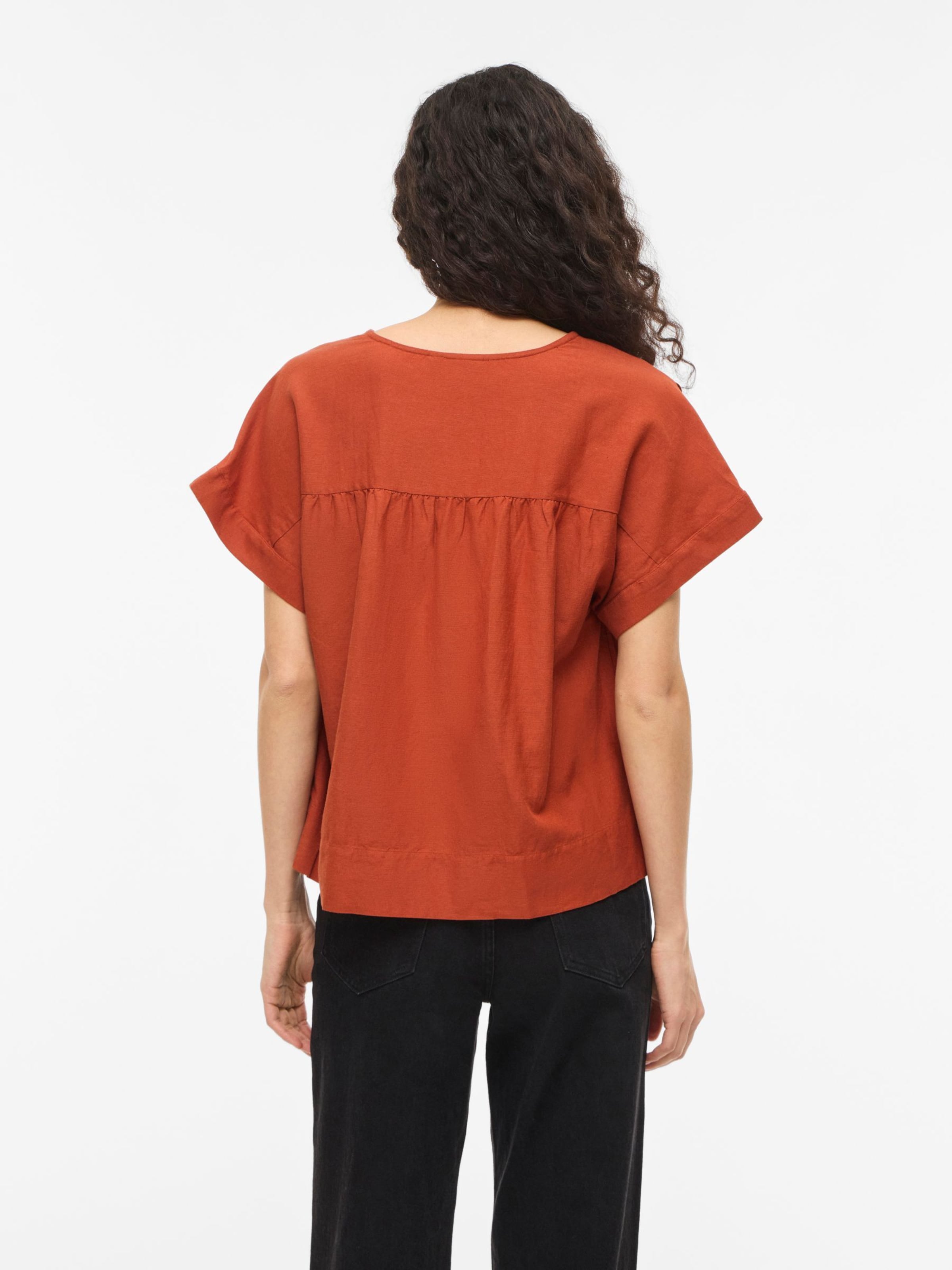 VILA Shirt 'VIPRISILLA' in Oranje