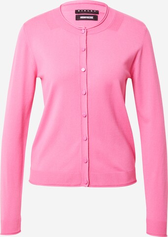 Cardigan Sisley en rose : devant