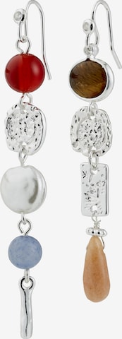 sidabrinė Pilgrim Auskarai 'Sense': priekis