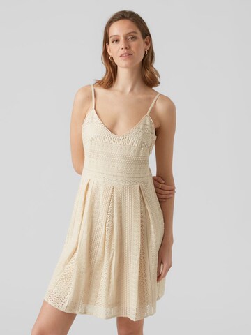 VERO MODA Dress 'Honey' in Beige: front