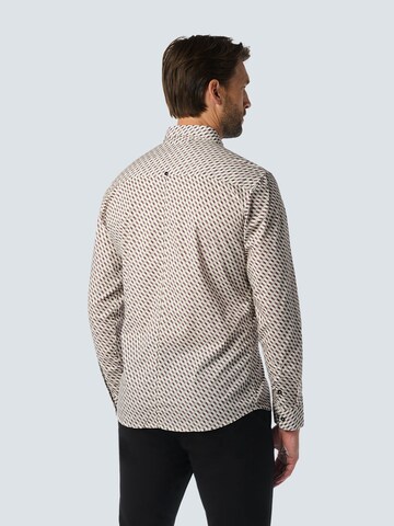 No Excess Regular Fit Hemd in Beige