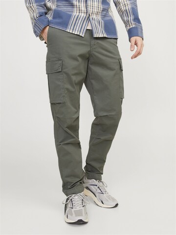 JACK & JONES Regular Hose 'Ace Tucker' in Grün: predná strana