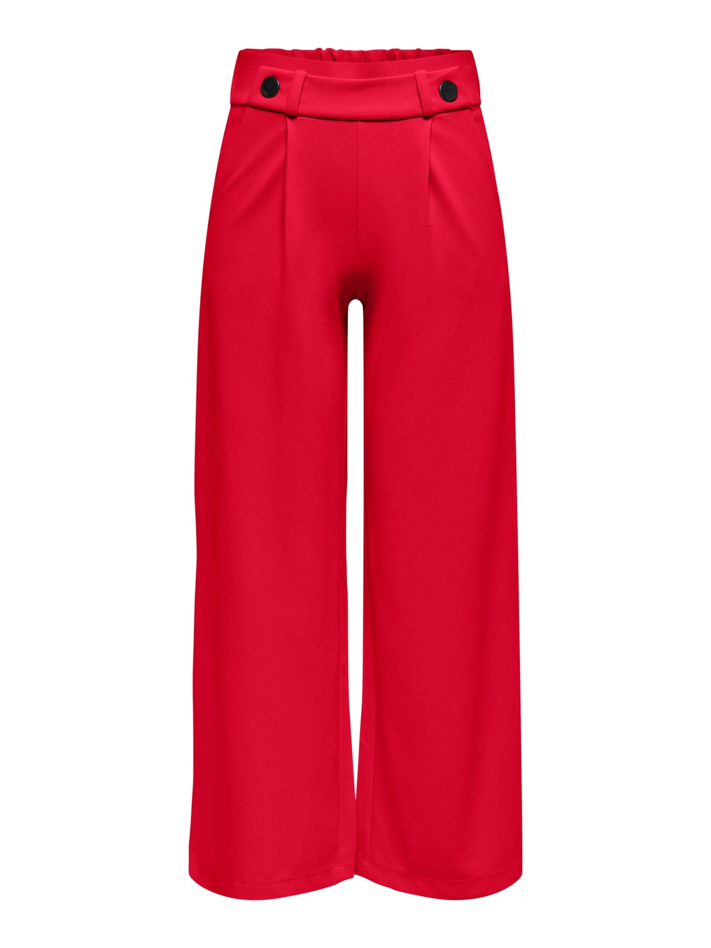 Jaqueline de Yong Baggy Broek 'Geggo' in Rood: voorkant