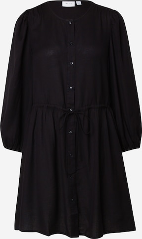 Robe-chemise 'PRICIL' VILA en noir : devant