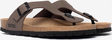 Bayton T-bar sandals 'Mercure' in Brown