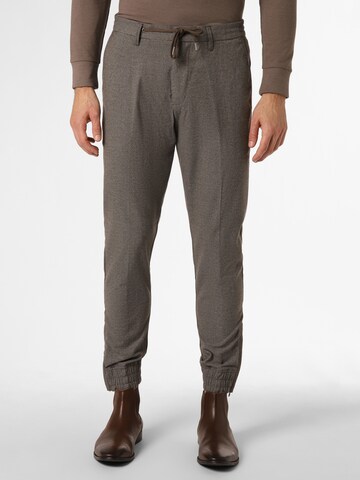 Regular Pantalon ' Riley ' Finshley & Harding en gris : devant