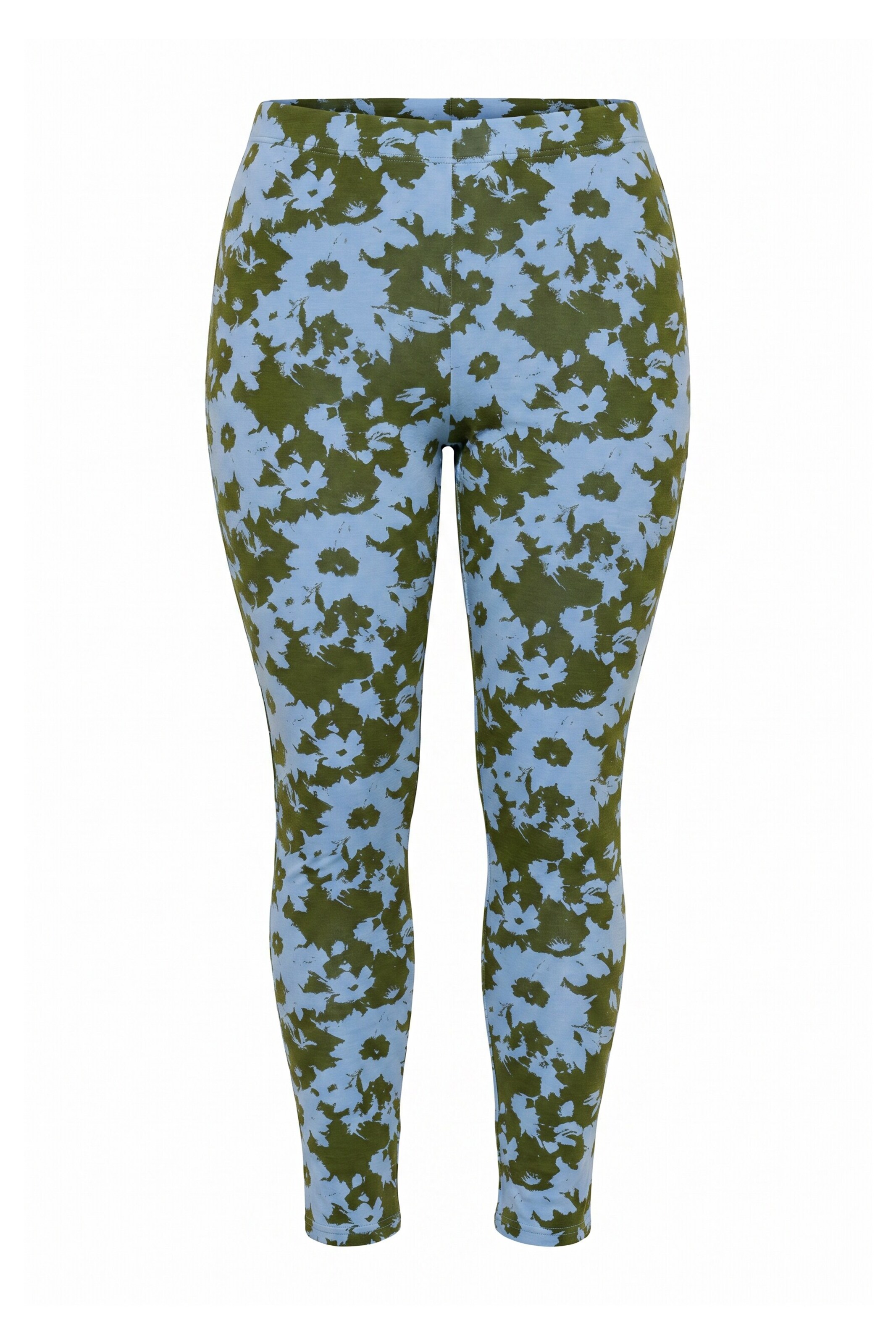 Ulla Popken Skinny Leggings in Grün: Vorderseite
