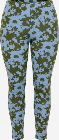 Ulla Popken Skinny Leggings in Grün: Vorderseite