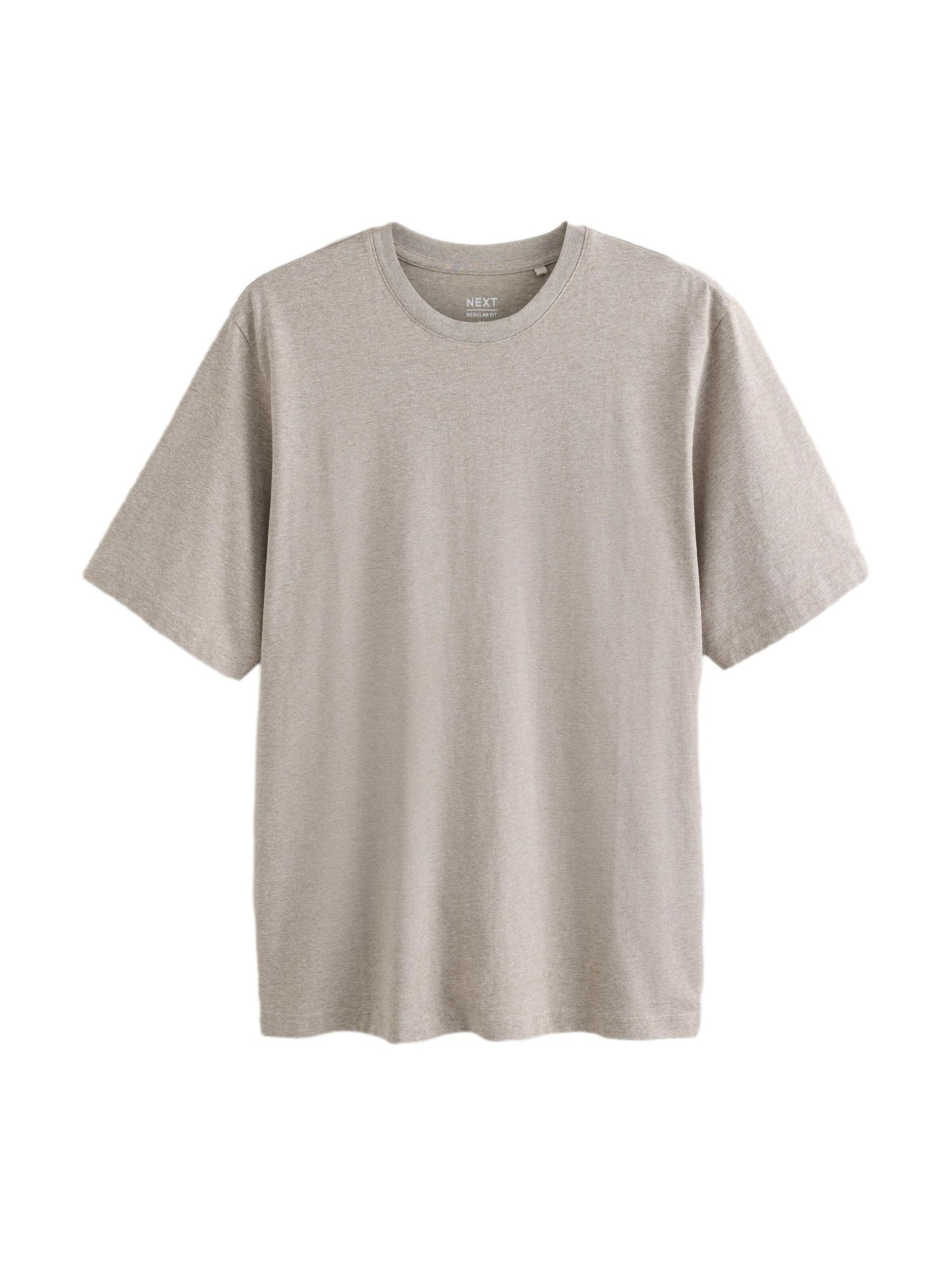 Next T-Shirt 'Essential' in Grau: Vorderseite