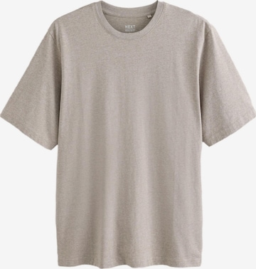 Next T-Shirt 'Essential' in Grau: Vorderseite