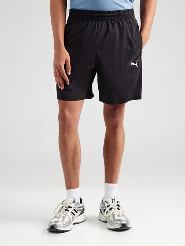 Regular Pantaloni sport 'Tad Tech' de la PUMA pe negru: față
