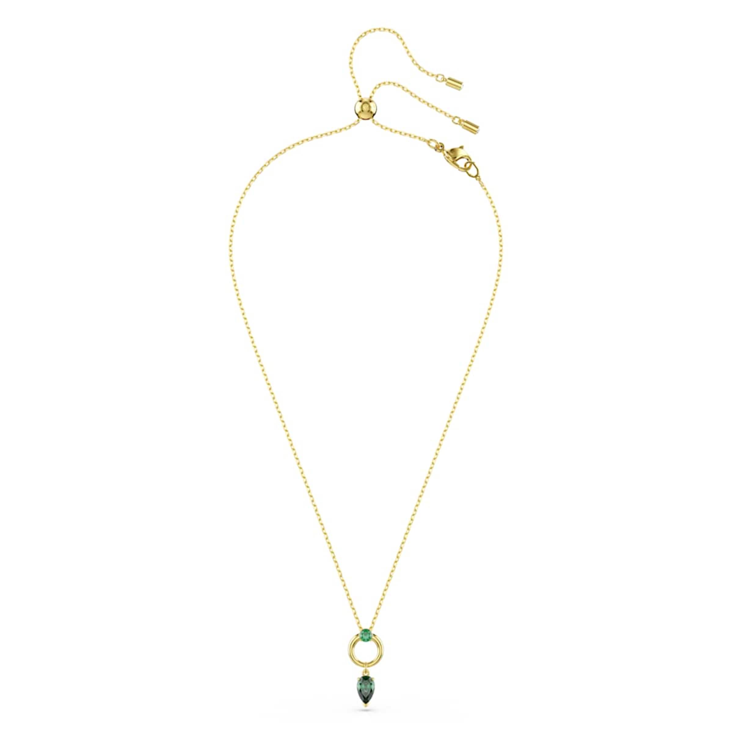 Swarovski Ketting in Goud: voorkant