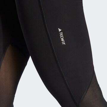 ADIDAS PERFORMANCE Skinny Workout Pants 'Techfit Stash Pocket Full-length' in Black