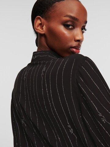 Karl Lagerfeld Bluse in Schwarz