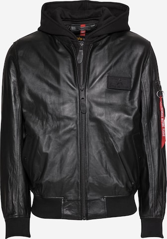 ALPHA INDUSTRIES Jacke in Schwarz: predná strana