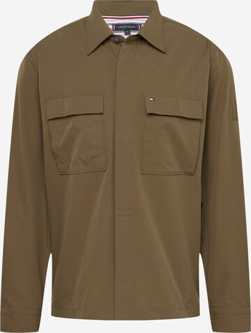 TOMMY HILFIGER Comfort fit Button Up Shirt in Green: front