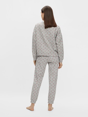PIECES Loungewear 'Xmas' in Grey