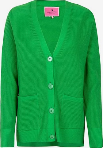 LIEBLINGSSTÜCK Knit Cardigan in Green: front
