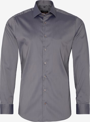 ETERNA Slim Fit Hemd in Grau: predná strana