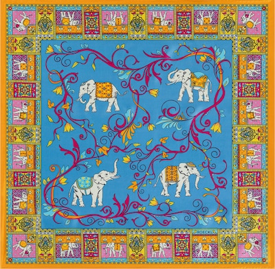 Roeckl Tuch 'LUCKY ELEPHANT NICKY' in mischfarben, Produktansicht