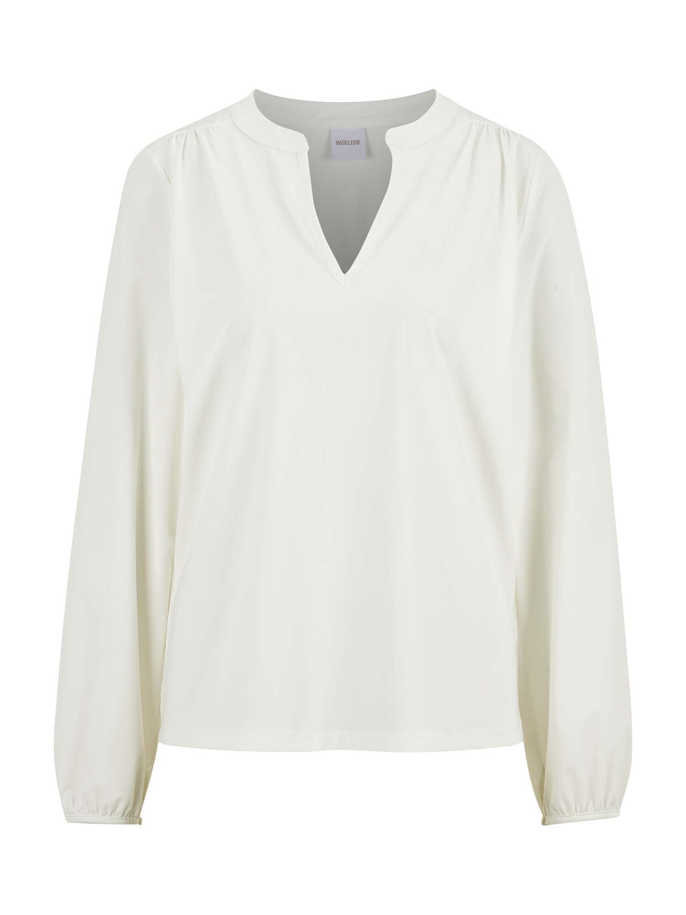 Chemisier MADELEINE en blanc : devant