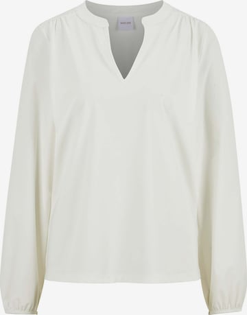 Chemisier MADELEINE en blanc : devant
