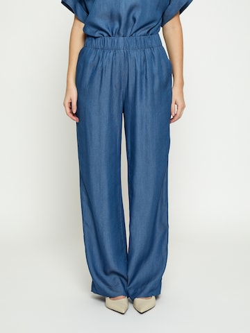 Regular Pantalon 'Mirja' minus en bleu : devant