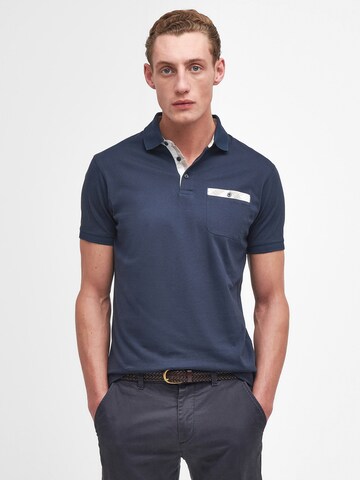 Barbour Tričko 'Hirstly' – modrá: přední strana