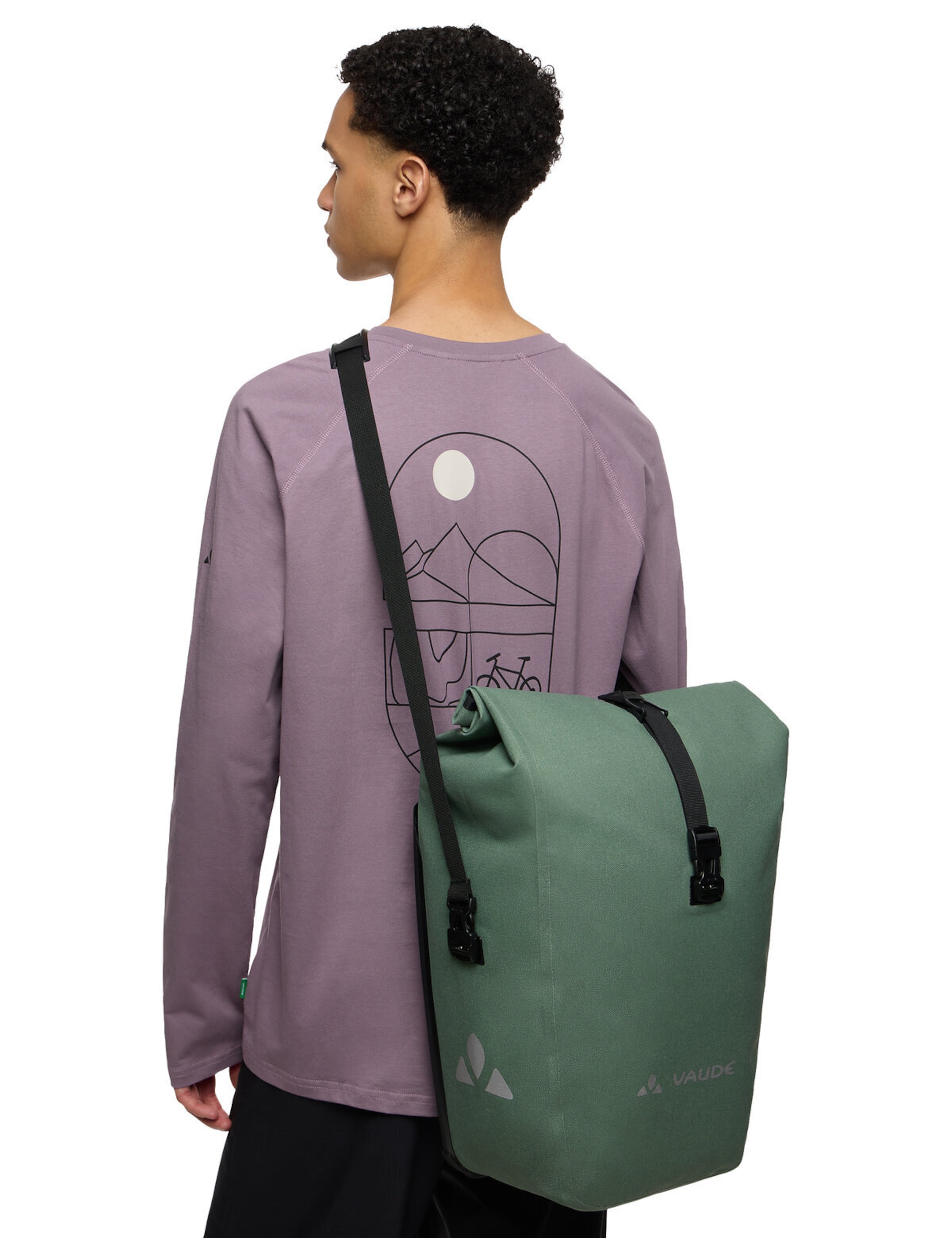 VAUDE Sports bag 'Aqua Back Deluxe Single' in Green