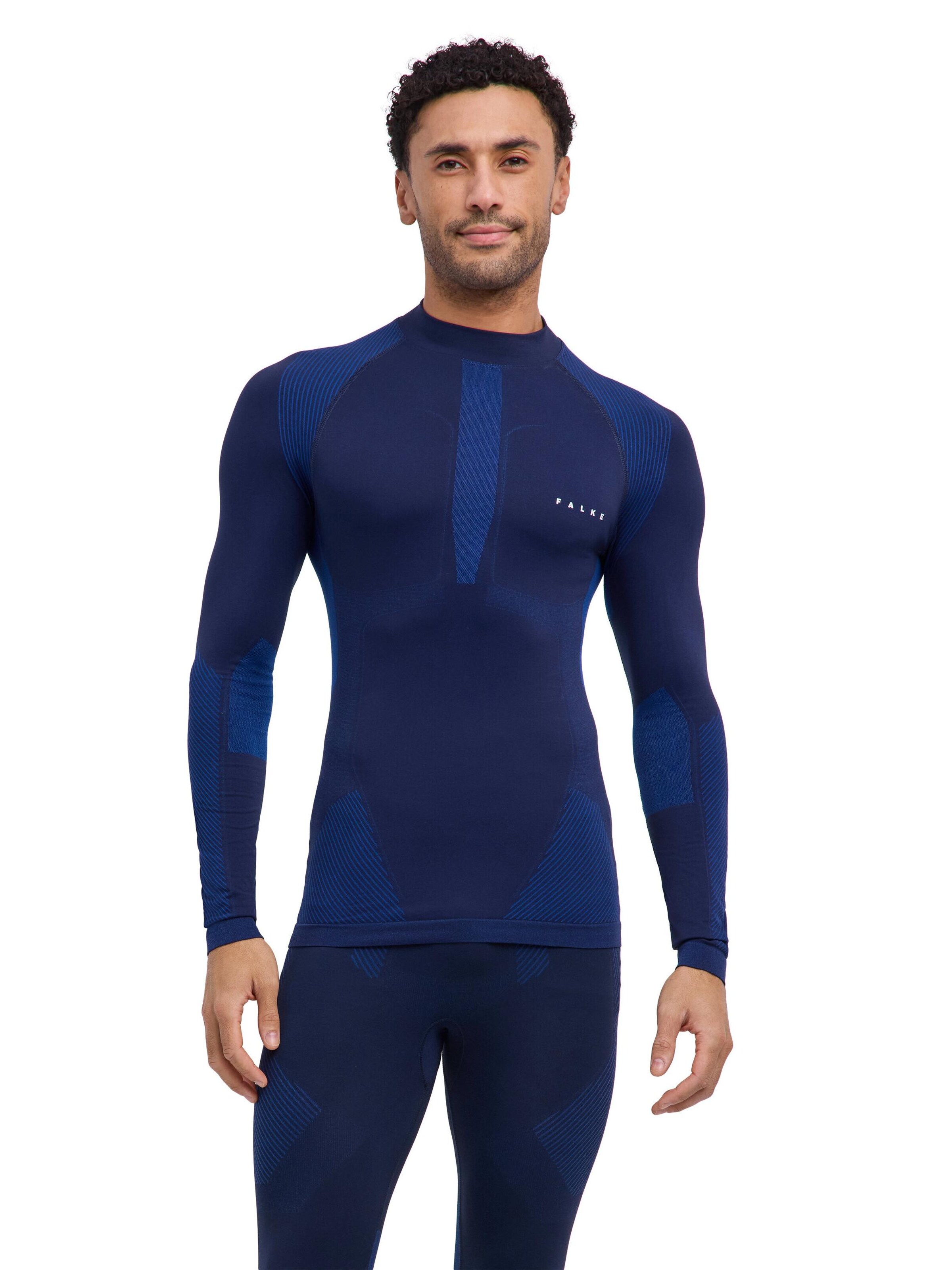 FALKE Base Layer‌‌‌ in Blau: Vorderseite