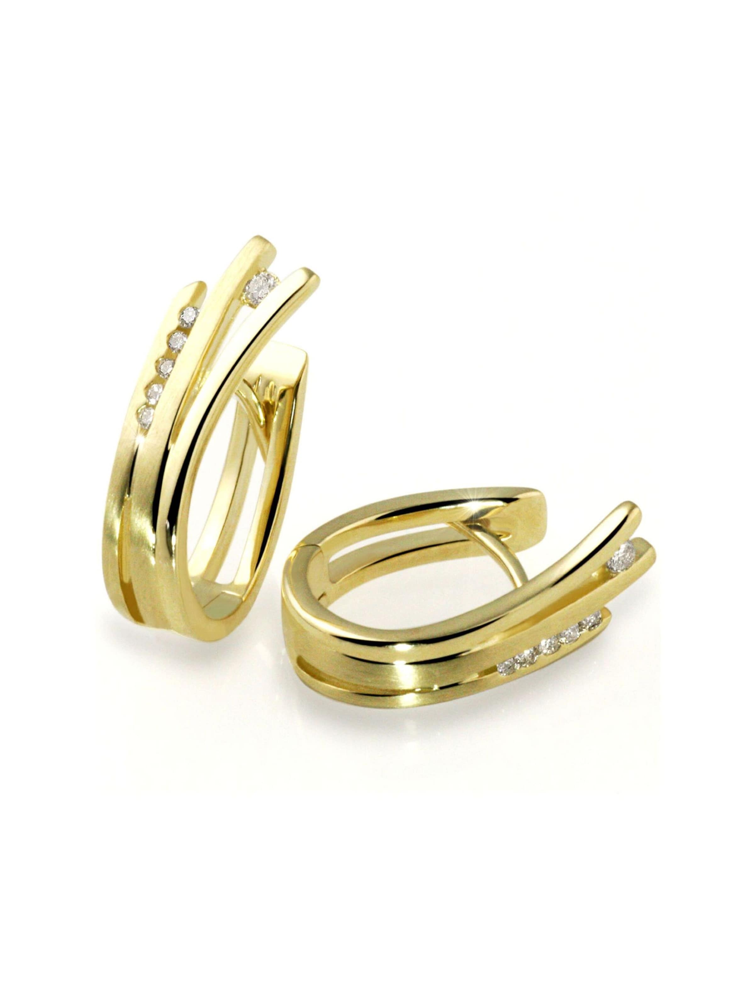 Goldmaid Earrings in Gold: front