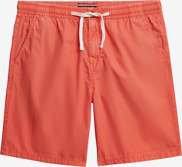 Superdry Pants 'Essentials' in Red: front