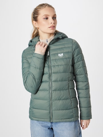 Lake View Between-Season Jacket 'Carolina' in Green: front