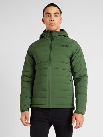 THE NORTH FACE Яке Outdoor в зелено: отпред