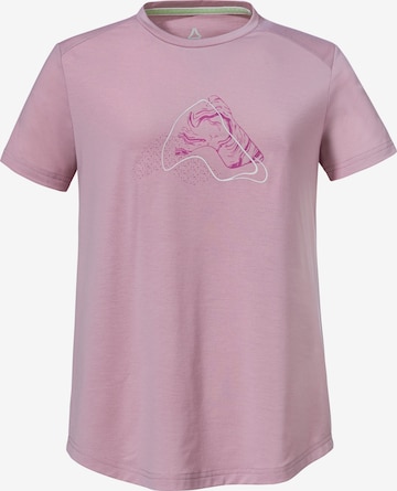 T-shirt fonctionnel 'Haberspitz' Schöffel en rose : devant