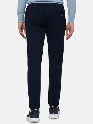 Coupe slim Pantalon Boggi Milano en bleu