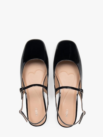 Estro Slingpumps '501-02' in Zwart