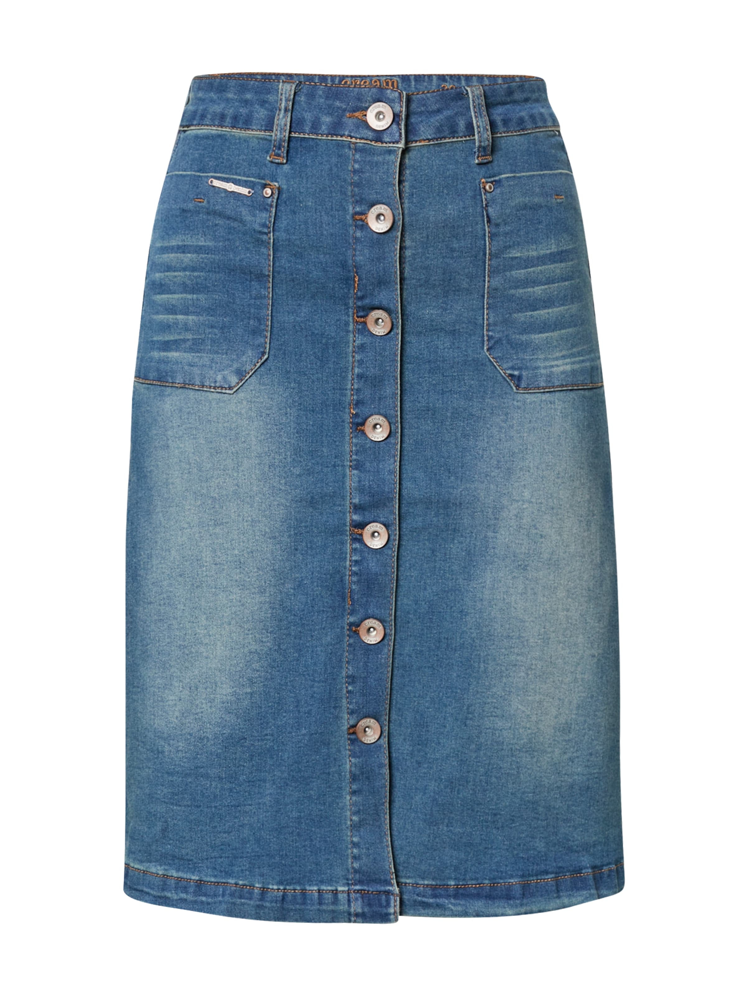 Fustă 'CR Lone' de la Cream pe albastru: față