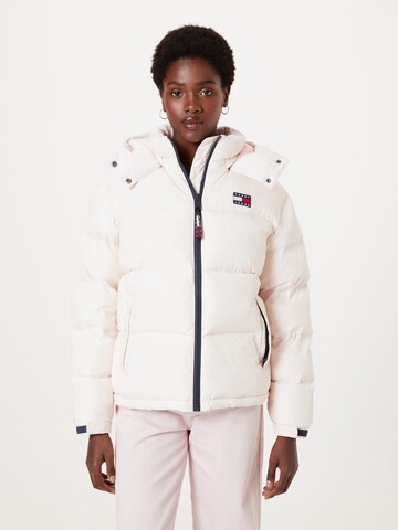 Tommy Jeans Winter Jacket 'ALASKA' in Pink: front