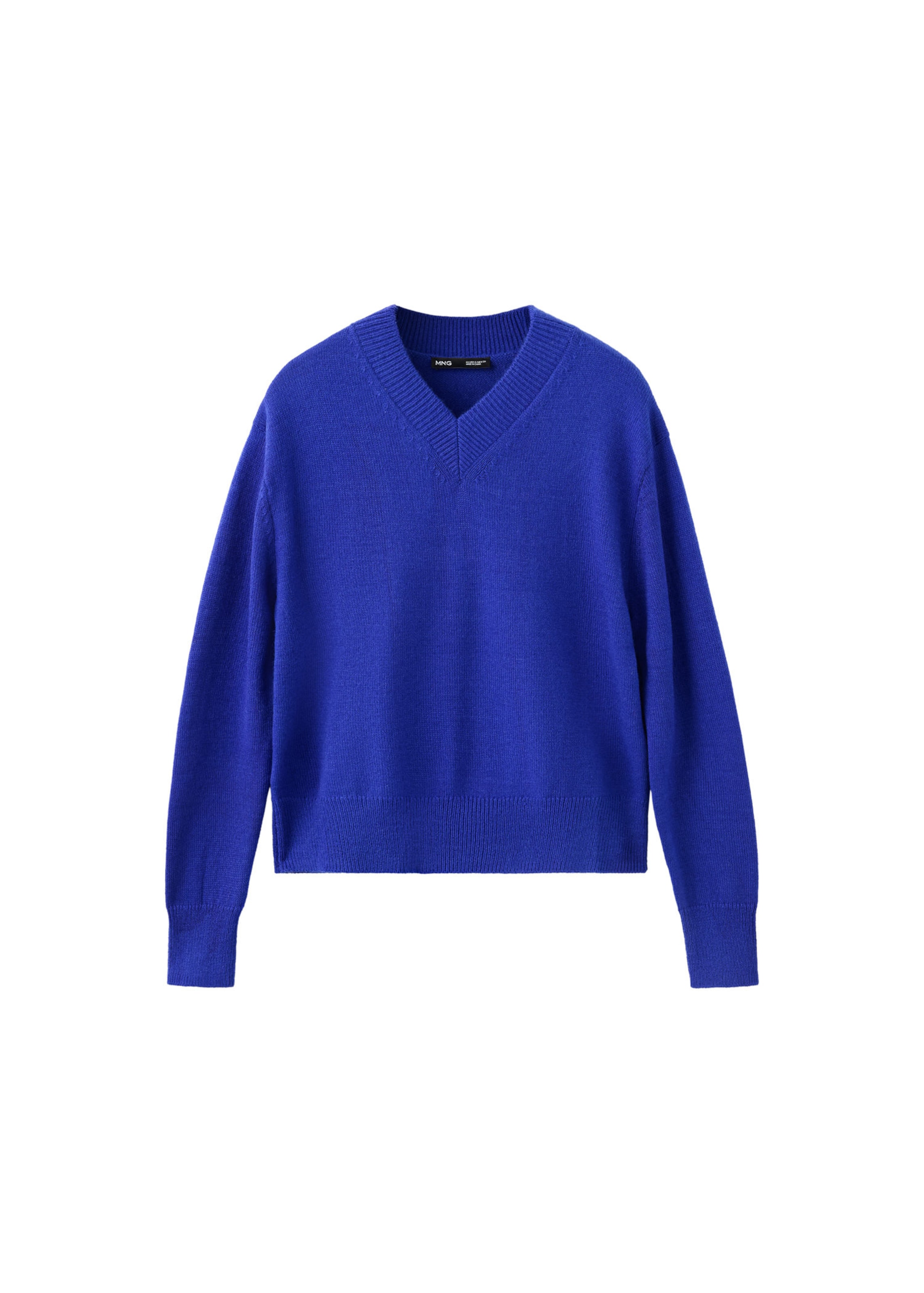 MANGO Trui 'LIMONI' in Blauw: voorkant