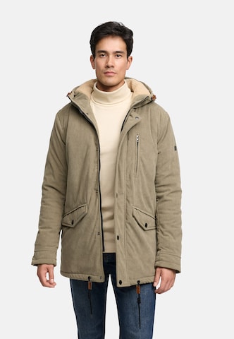 Veste d’hiver 'Ledley' INDICODE JEANS en beige : devant