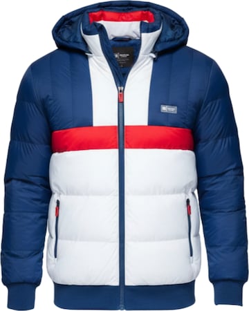 Veste d’hiver Ombre en bleu : devant