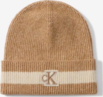 Calvin Klein Čepice – hnědá: přední strana