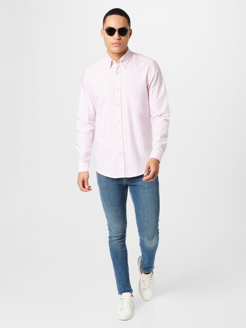 BOSS Regular Fit Skjorte 'Rickert' i pink