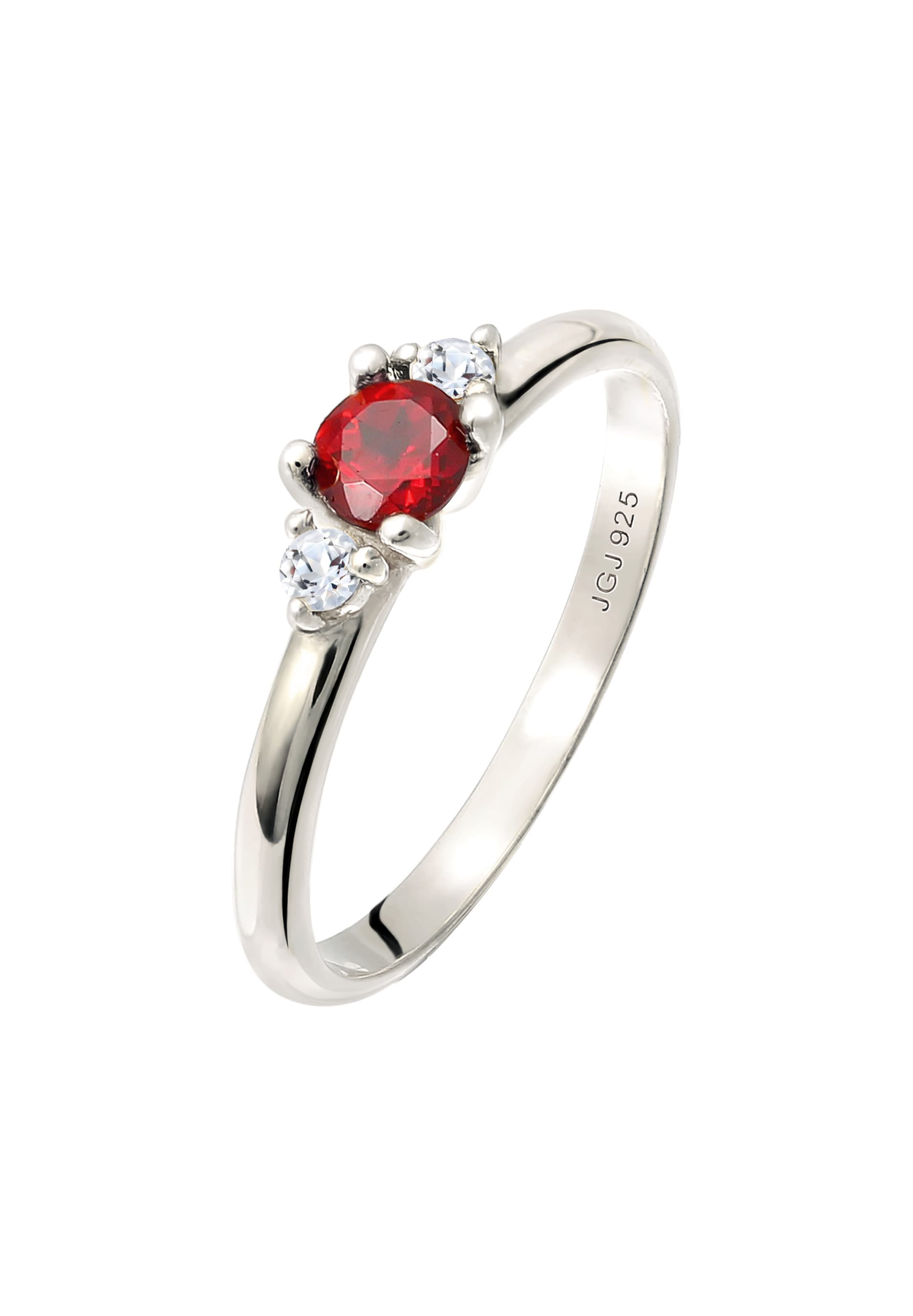 ELLI PREMIUM Ring in Silber: Vorderseite